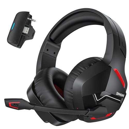 BINNUNE Wireless Headset for Xbox Series X/S, Xbox One, 120H Ultra-Long Battery, Wireless Gaming Headset with Mic, 50mm Drivers, Bluetooth 5.3 & Comfortable Over-Ear Wireless Headphones